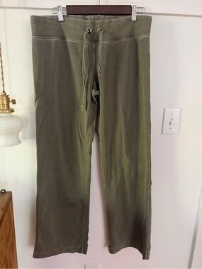 J. Crew Olive Green heavy-weight  Drawstring Sweatpants.